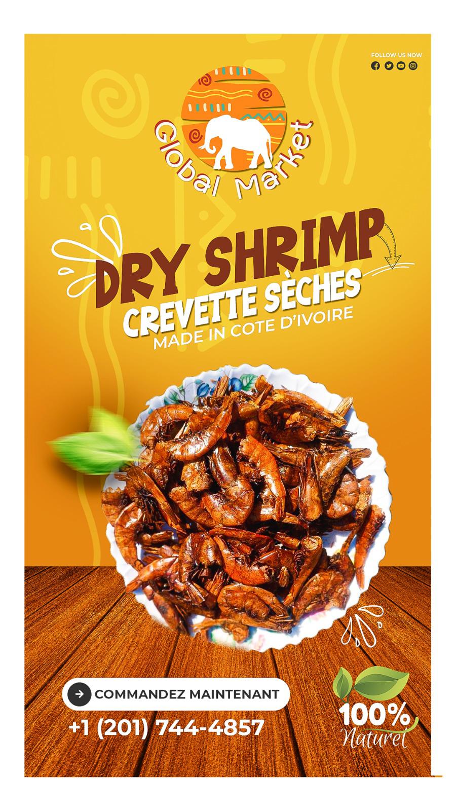 Crevettes sechées